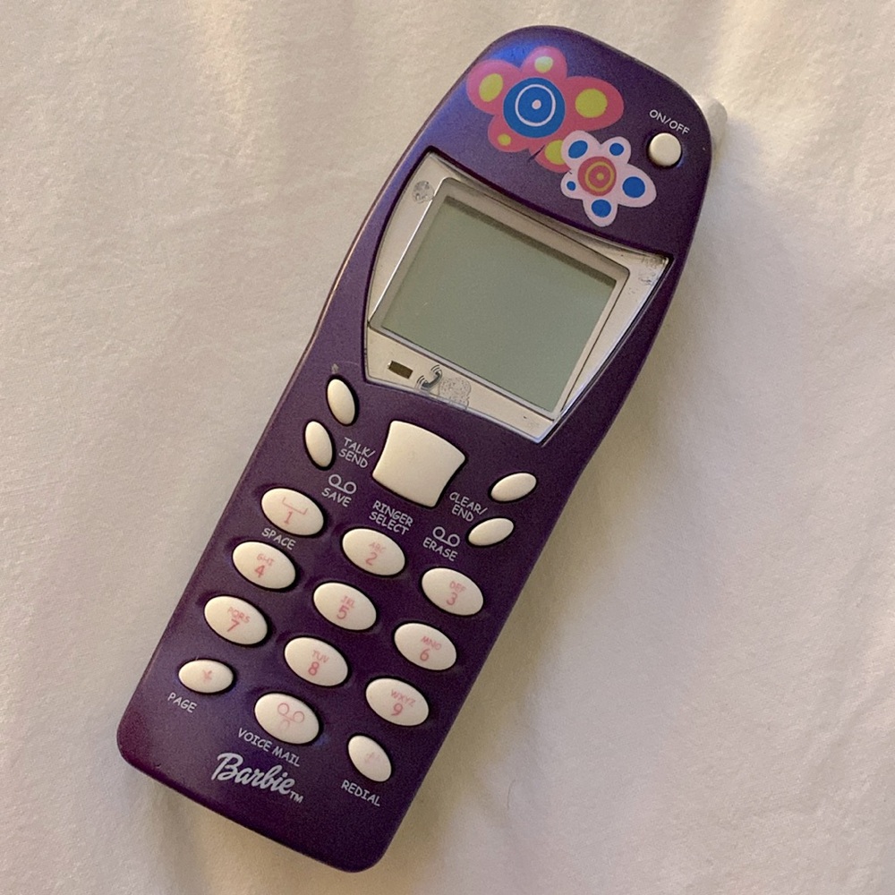 2001 Barbie Nokia Toy Cellphone